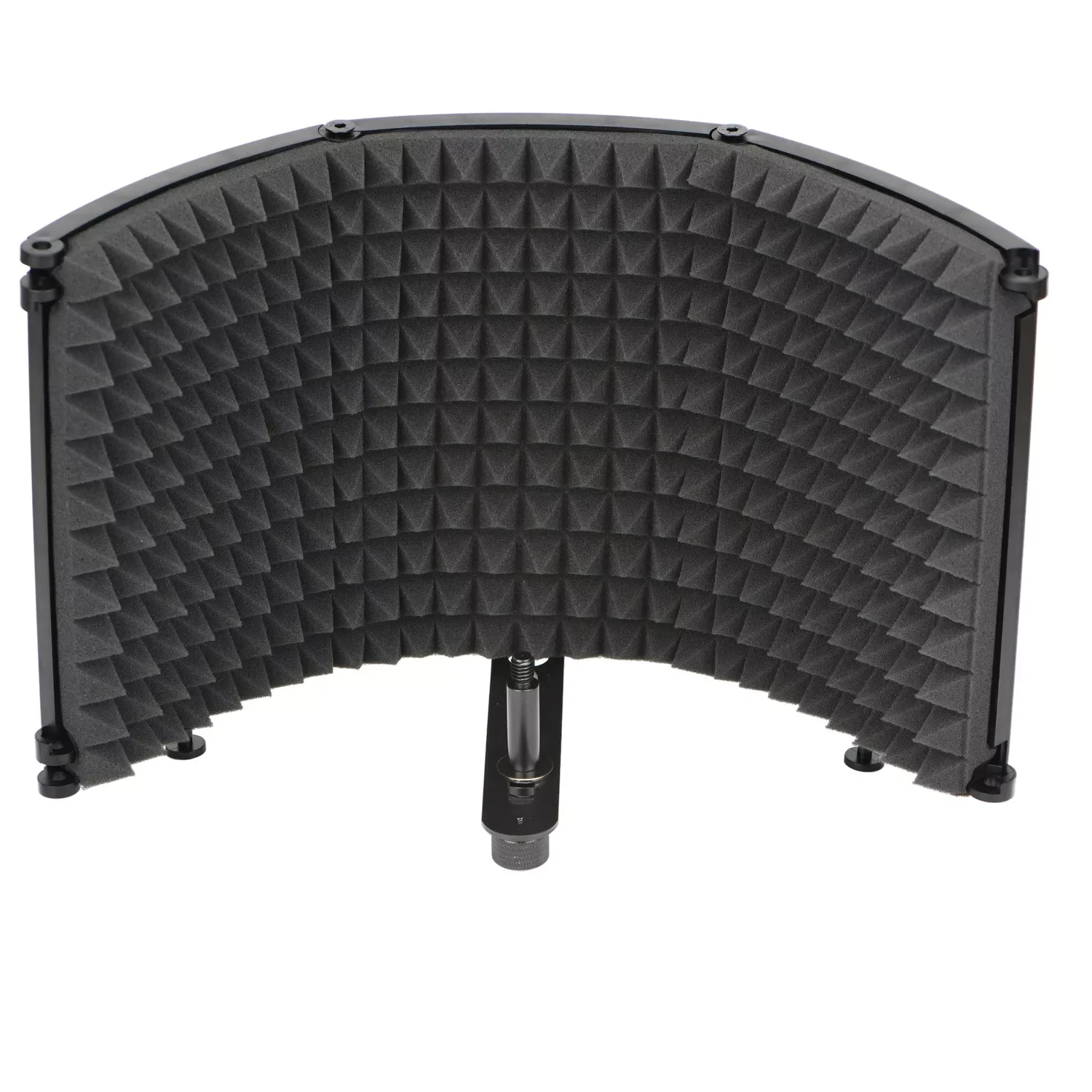 

FREEBOSS Microphone Windscreen Shield 3/5 Panel Foldable Absorbing Acoustic Isolation Screen Foam for Broadcast Record FB-PS68