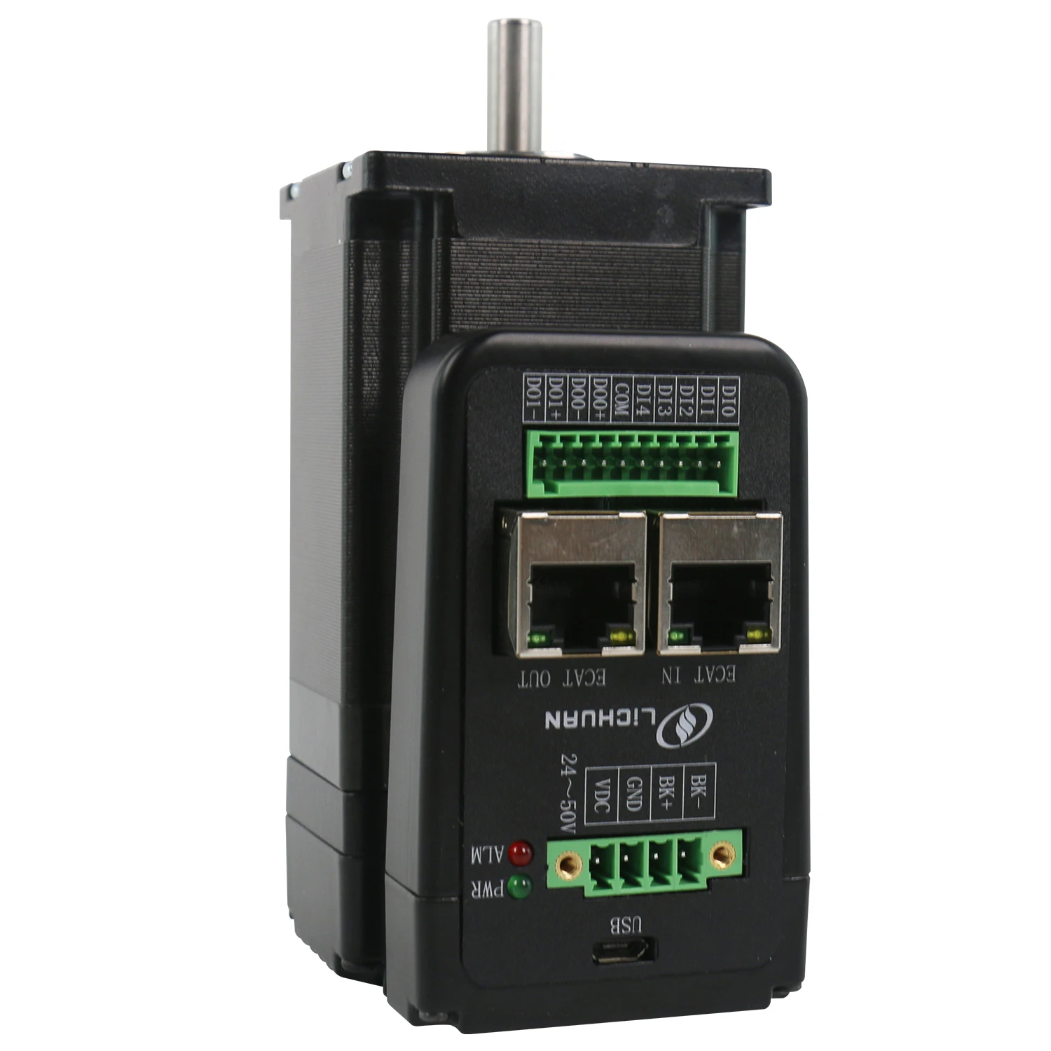 Фото Lichuan 36V 4.0A 1/2/3N.m 2-фазный интегрированный шаговый двигатель Nema23 Интегрированные шаговые двигатели с открытой петлей Драйвер для торгового автомата №1