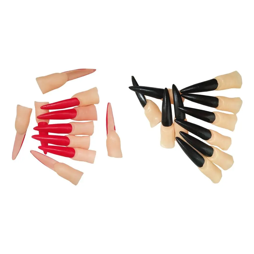 

10pcs Fake Fingers Set Halloween Cosplay Party Supplies
