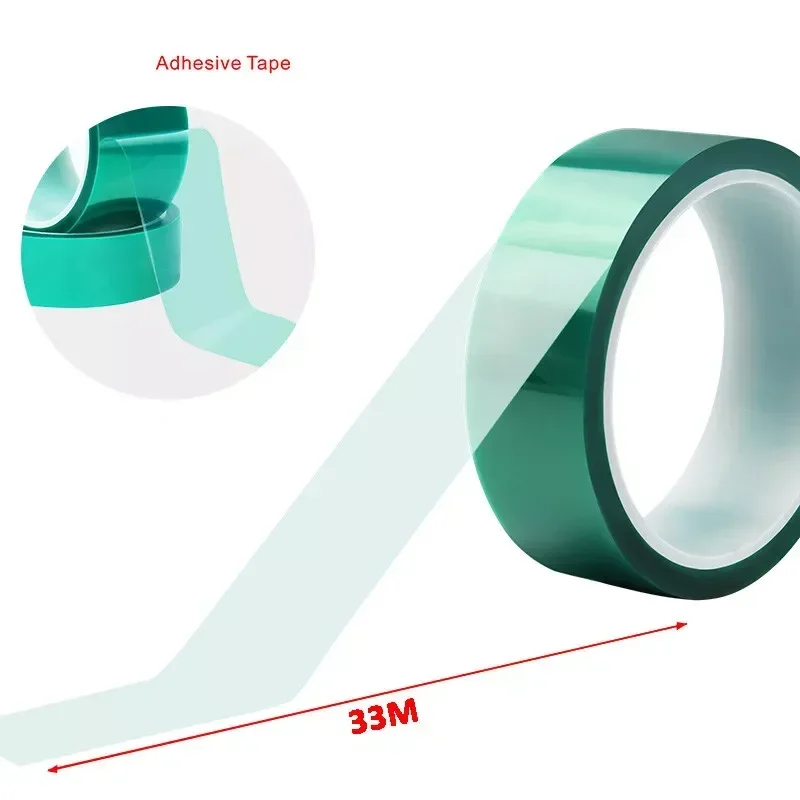 Зелёная Полиэстеровая лента термостойкая с покрытием SMT защита от высоких