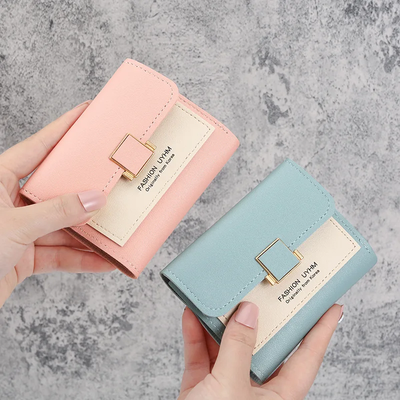 Women's Wallet Cute Student Small PU Coin Purse Fashion Card Holder Lovely Money Bag