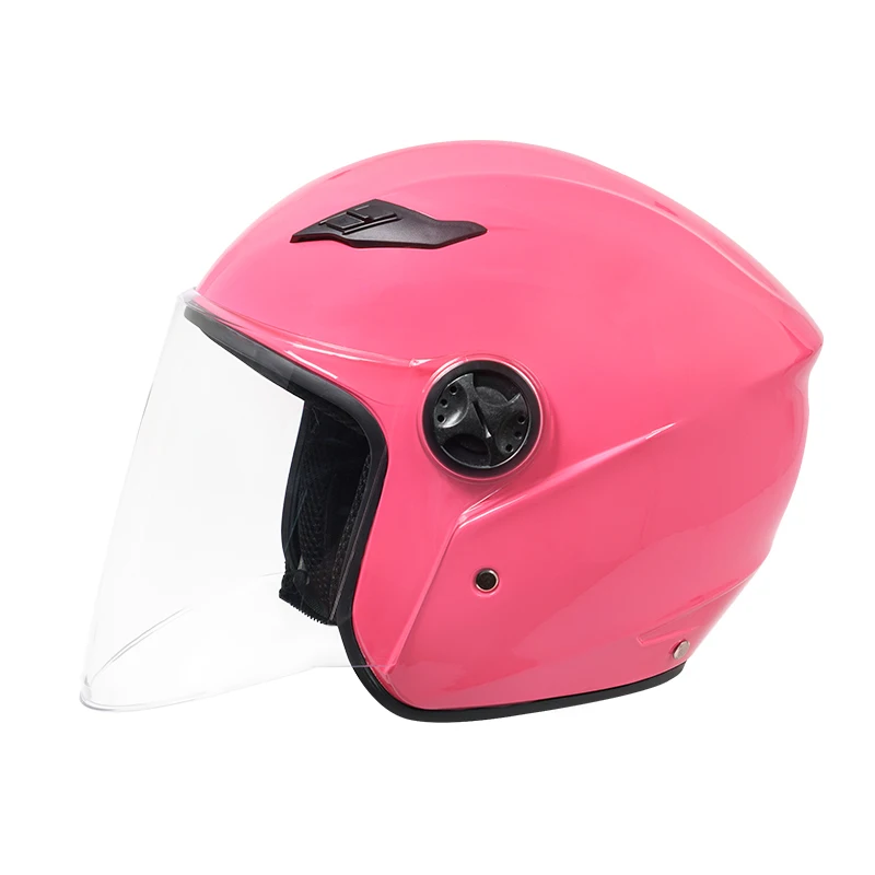 Customize Half Face Helmets Motorcycle For Women Wen Anti-fog PC Visor Motor Bike Riding Head Protector Motorcycle Helmet