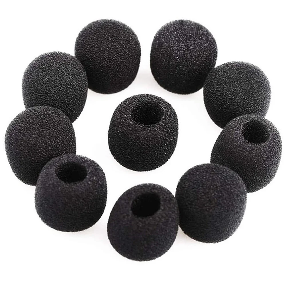 

10pcs Mic Covers Mic Windscreen Mini Size Lapel Headset Mic Windscreen Microphone Windscreens