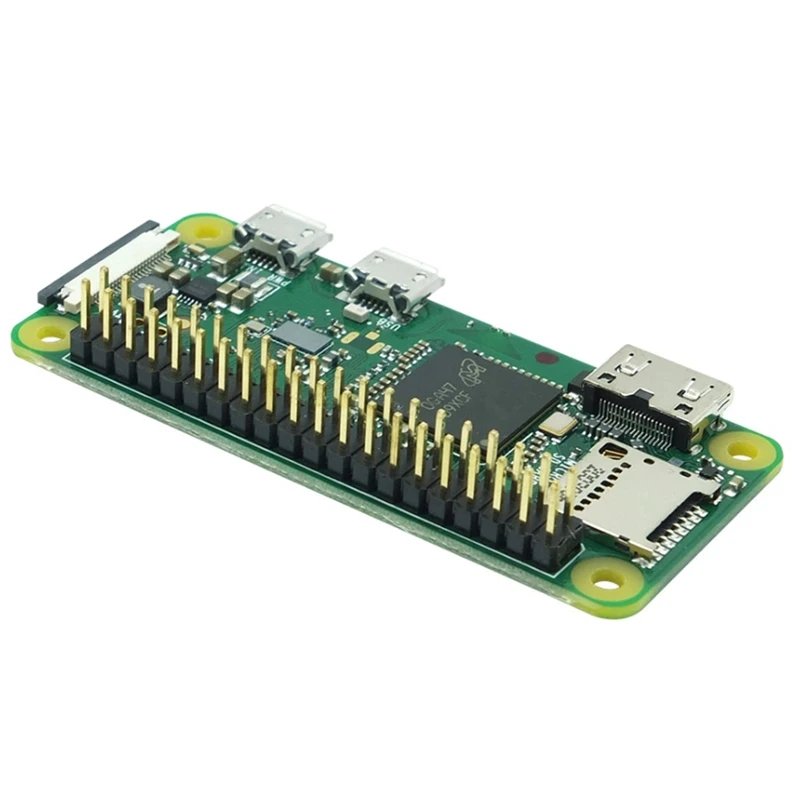 For Raspberry Pi ZERO WH WIFI Bluetooth Board With 40 PIN Pre-Soldered GPIO Headers In Demo Broad 1Ghz CPU