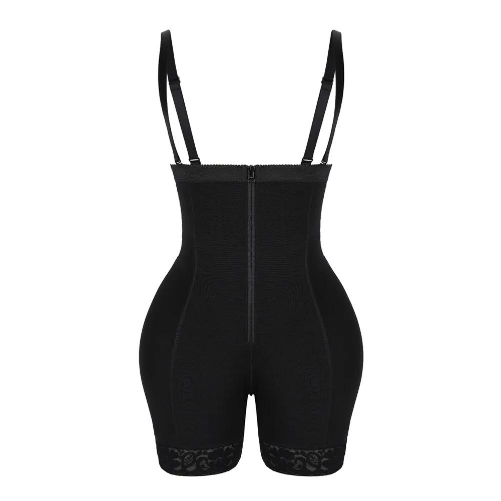 

Dropshipping Slim fitting one piece corset with waist and buttocks padding cross sexy body tightening Breech pants