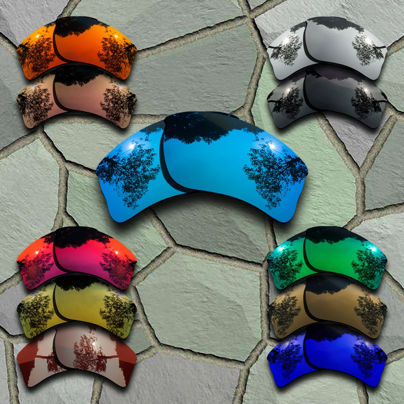 Sunglasses Polarized Replacement Lenses for Oakley Quarter j