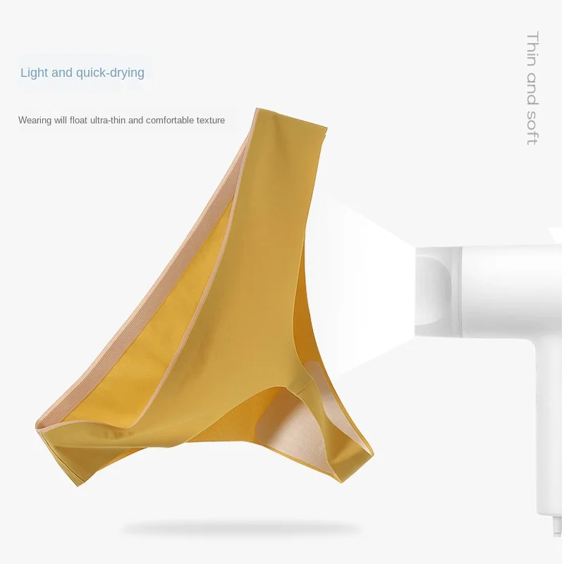 6 шт. женские антибактериальные бесшовные трусики-танга из шелка тутового