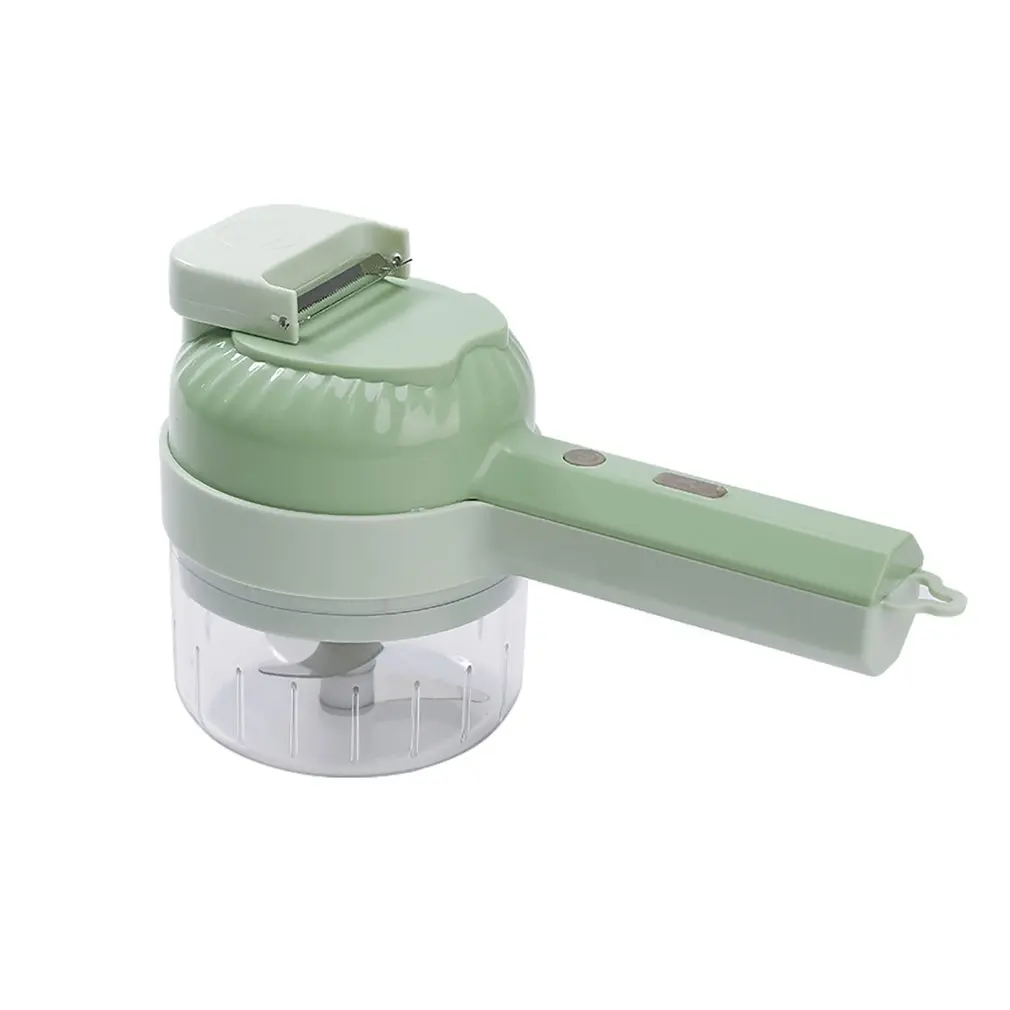 

Handheld Electric Vegetable Cutter Set Durable Chili Vegetable Crusher Kitchen Tool USB Charging Ginger Masher Machine