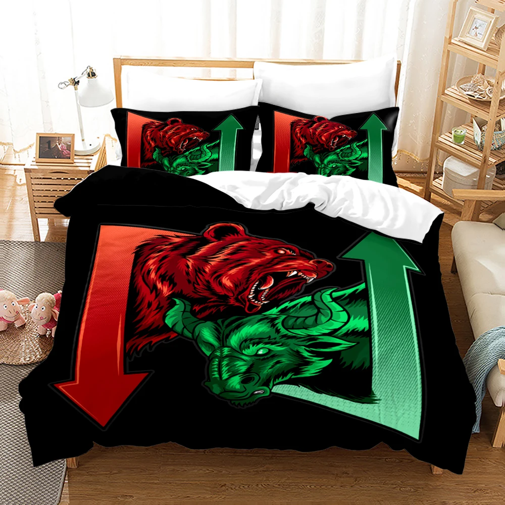 

Stock Element Pattern Bedding Set Quilt Cover Home Bedroom Decor Queen King Size Duvet Cover Set Pillowcase Bedding Set