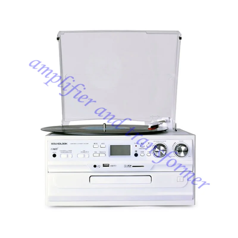 Проигрыватель виниловых пластинок, современный CDFM-радиоприемник, USB флэш-накопитель, SD-карта LP, ретро стерео, старый проигрыватель записей, фонограф Проигрыватель виниловых пластинок, современный CDFM-радиоприемник, USB флэш-накопитель, SD-карта LP, ретро стерео, старый проигрыватель записей, фонограф