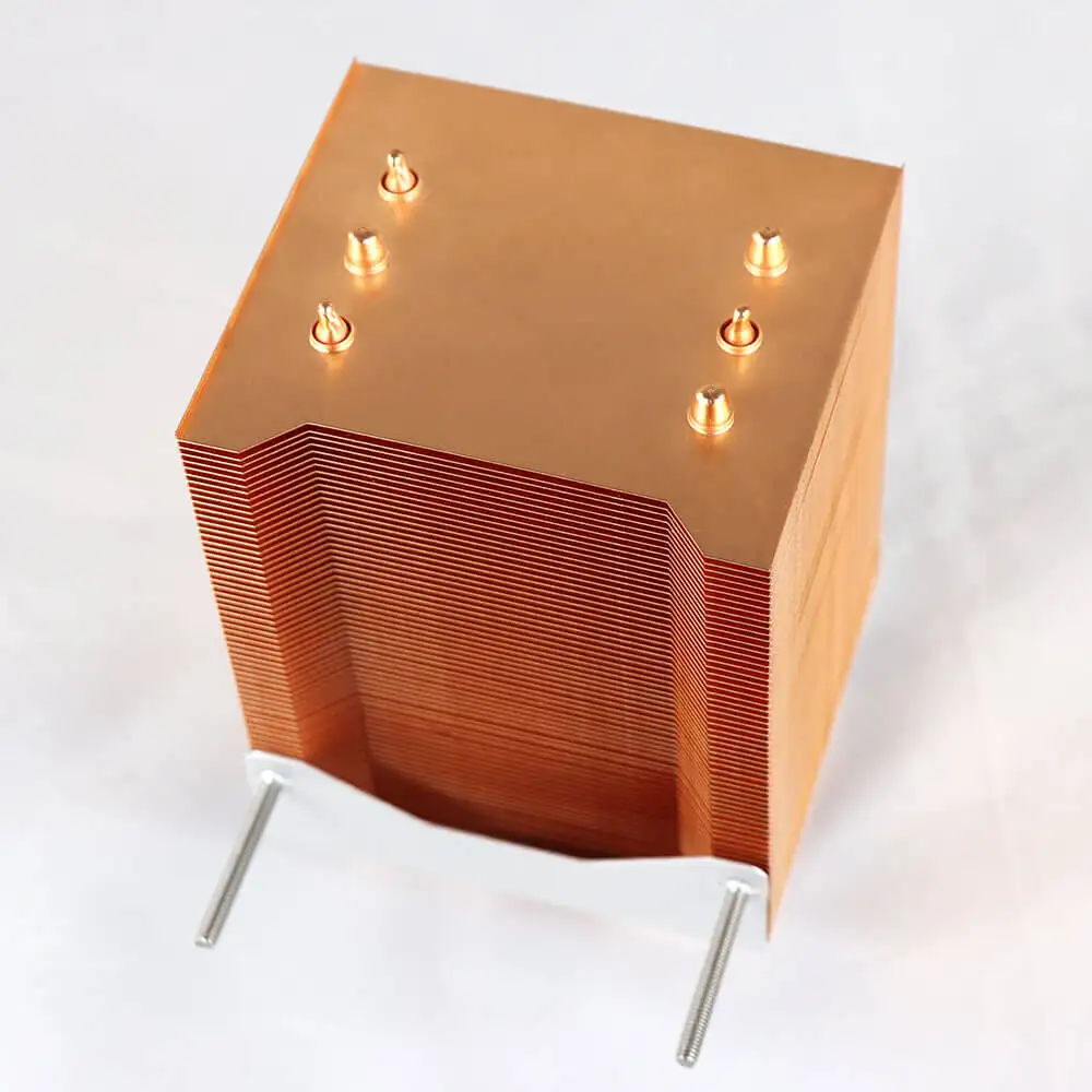

Hot Selling Copper Skiving Fin Heat Sink CPU Heatsink