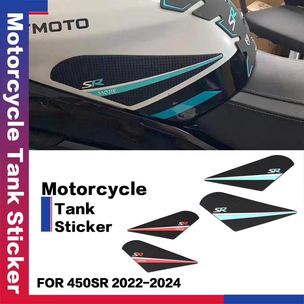 

Motorbike For CFMOTO CF MOTO 450SR 450 SR 2022-2024 Motorcycle Sticker Anti slip Fuel Tank Pad Decal Knee Side Fuel Traction Pad