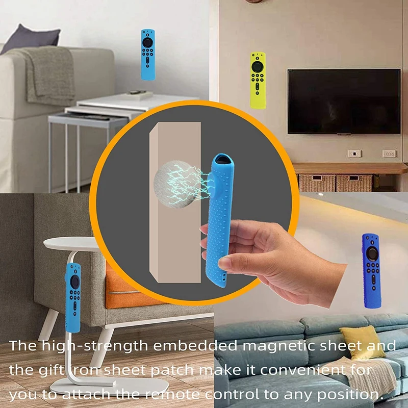 Силиконовый защитный чехол противоударный с ремешком для Mi Box S/Mi S 4K/Xiaomi TV Stick