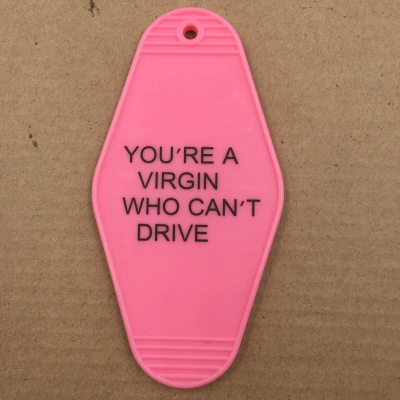 Брелок для ключей Дева кто не может водить гостиница кафе комната брелок показ