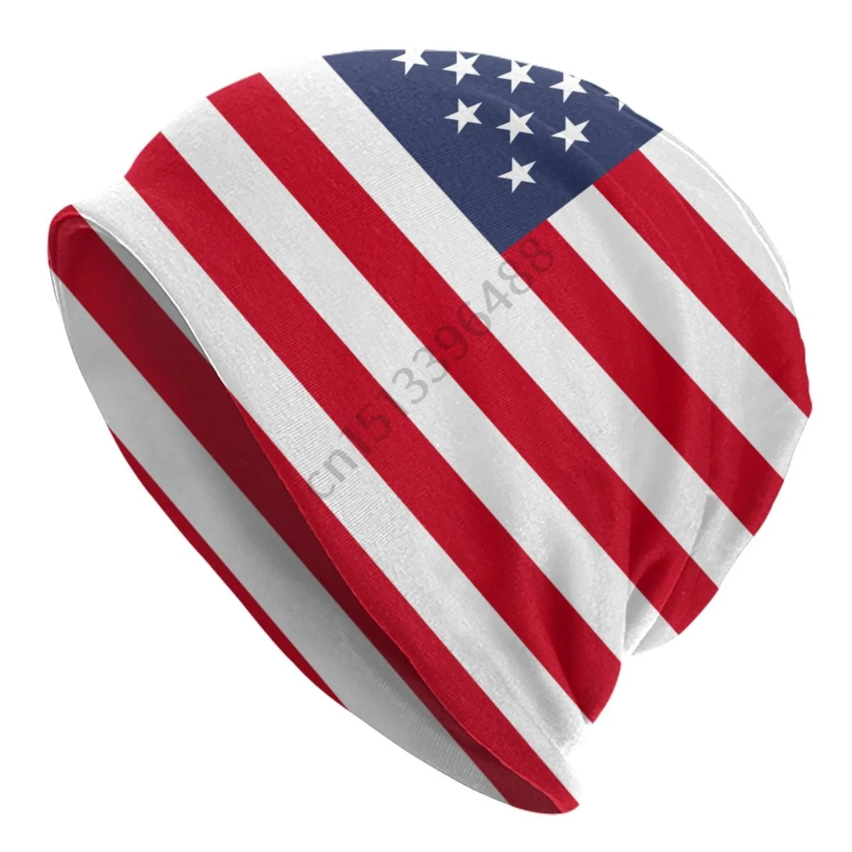 

United States Flag Beanie Bonnet Knit Hats Men Women Cool Unisex Adult Winter Warm Skullies Beanies Cap