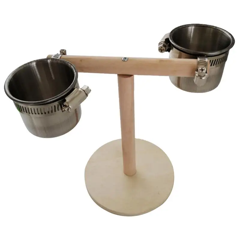 

Parrot Perch Stand Bird Tree Perch Parrot Play Gym Stay Healthy And Keep Exercising With Flexible Placement Of Food And Water