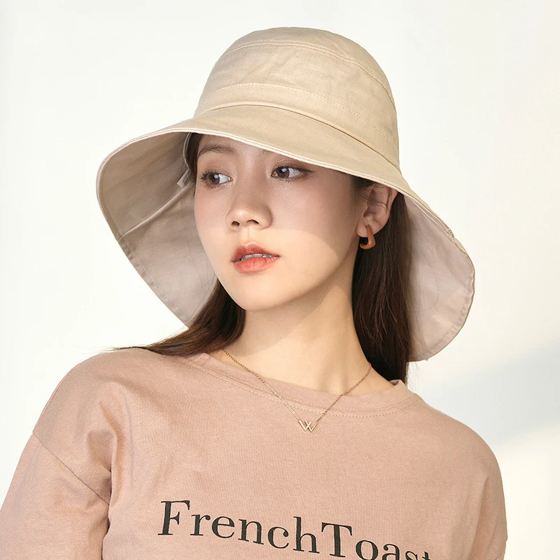 

Fashion Girly Summer Sun Beach Hat Ladies Women Casual Fisherman Cap Female UPF50+ Spring Shade Visor Sun Hat Wide Brim Hat