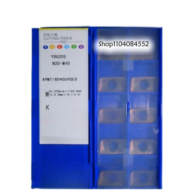 CNC вкладыши концевой фрезы YBG205 APMT160408PDER APMT 160408PDER доставка вставок оригинальные