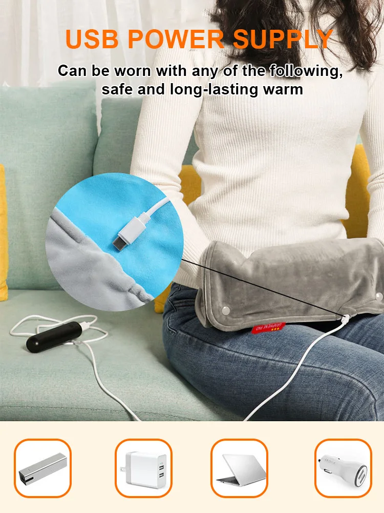 Одеяло с электрическим подогревом USB