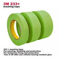 3m 233 green masking tape high temperature resistant hand tear adhesive tape for automotive painting wall spraying decor craft