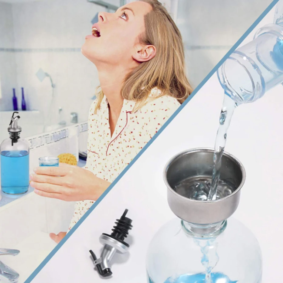 Стеклянный дозатор для полоскания рта 180 мл |