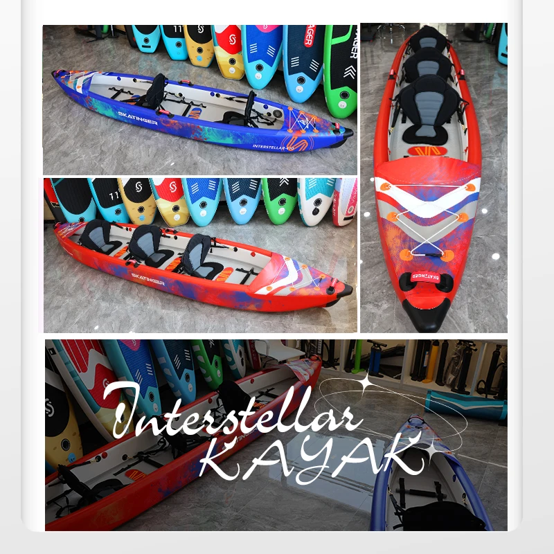 Надувная рыболовная байдарка kaкак на двух человек оптовая продажа сидячие