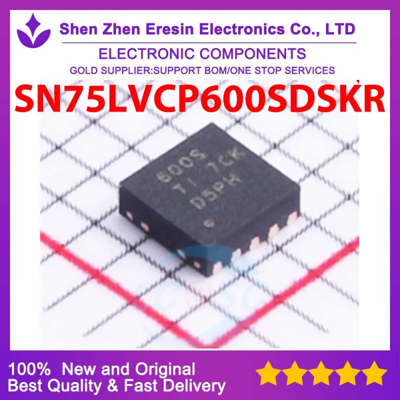 

Бесплатная доставка, 5 шт./лот SN75LVCP600SDSKR QFN10, новый и оригинальный