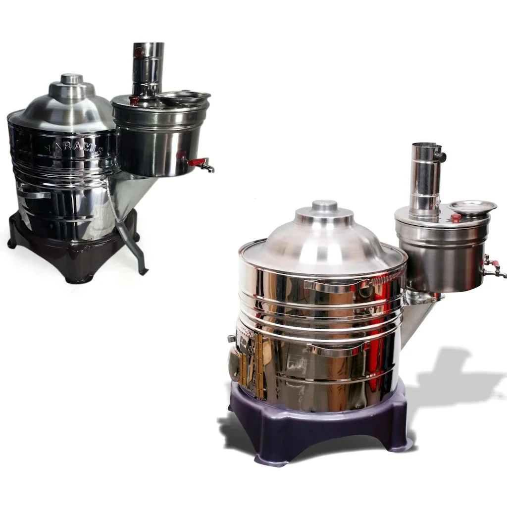 للبيع صنبور مزدوج Samovar إبريق الشاي متعدد الأغراض خزفي تاندوري ورقة عموم شواء التمتع نزهة السفر كباب Gözleme ماكينة إعداد الشاي