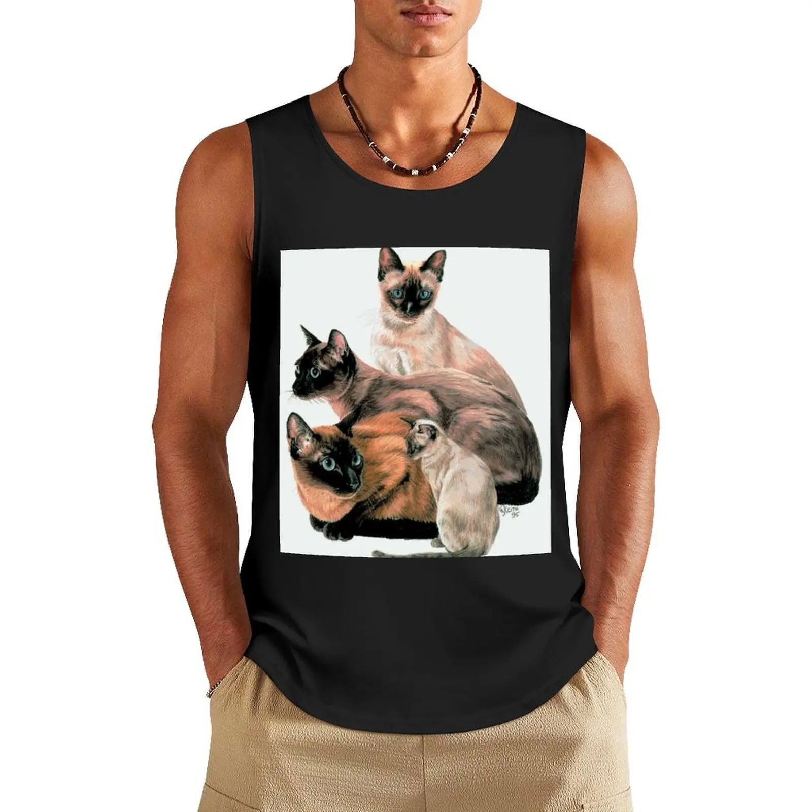 Tonkinese Ассортимент Майка Спортивная рубашка мужская Мужская одежда