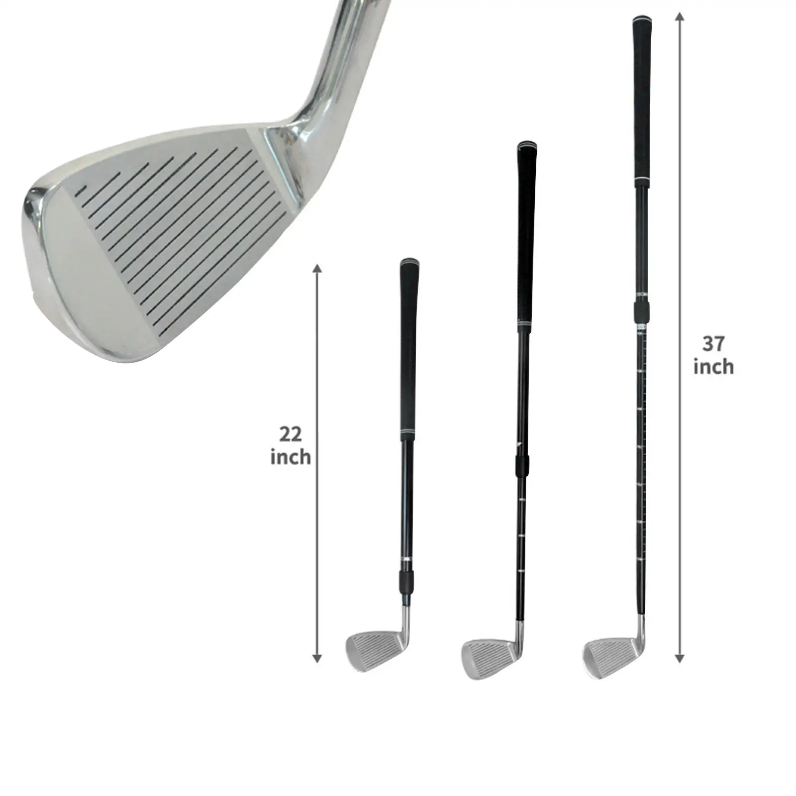Клюшка для гольфа клин из алюминиевого сплава регулируемый 22-37 дюймов