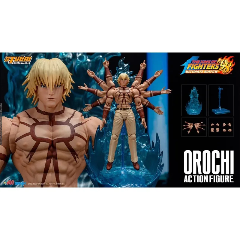 Фото В наличии: Фигурка Storm Toys 1/12 King of Fighters '98 Орочи (Большая Змея) в различных цветах, специальная расцветка SKKF04 BK YL №3