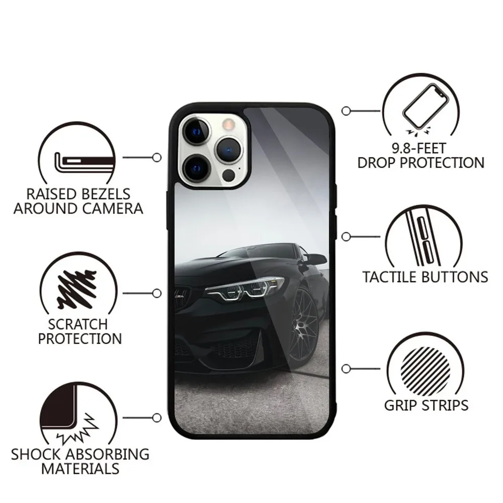 Спортивный крутой автомобильный белый чехол для телефона iPhone 15 14 13 12 11 Plus Pro Max Mini