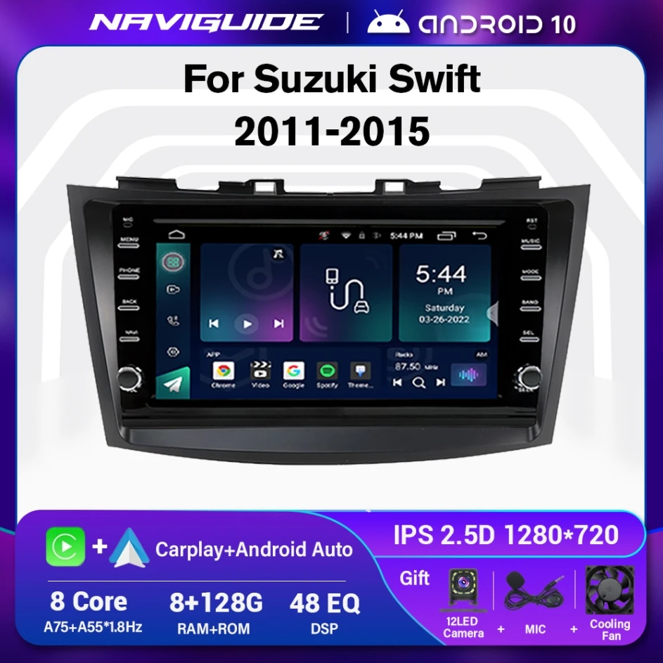 

Android 10 Car Multimedia Player Carplay For Suzuki Swift 2011-2015 Radio Auto Stereo 2DIN GPS Navi Video WIFI Bluetooth Player