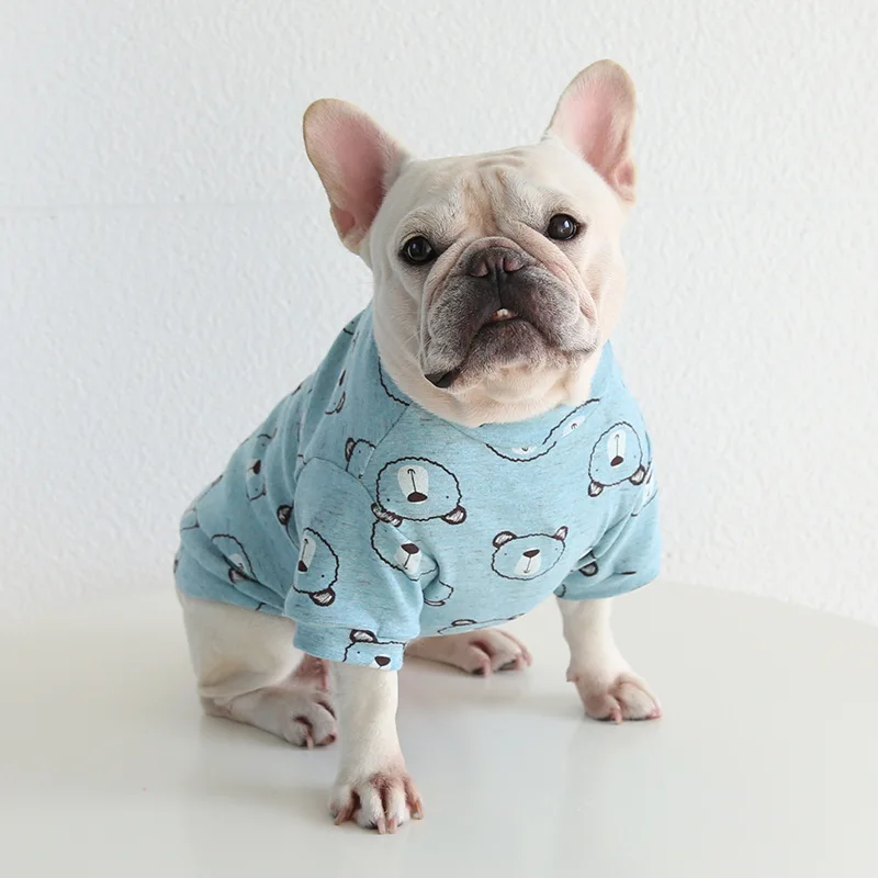 

Pet Cartoon Cotton Sweater Cute Cotton Fat Dog Clothes Corgi French Bulldog Pug Pomeranian Clothing