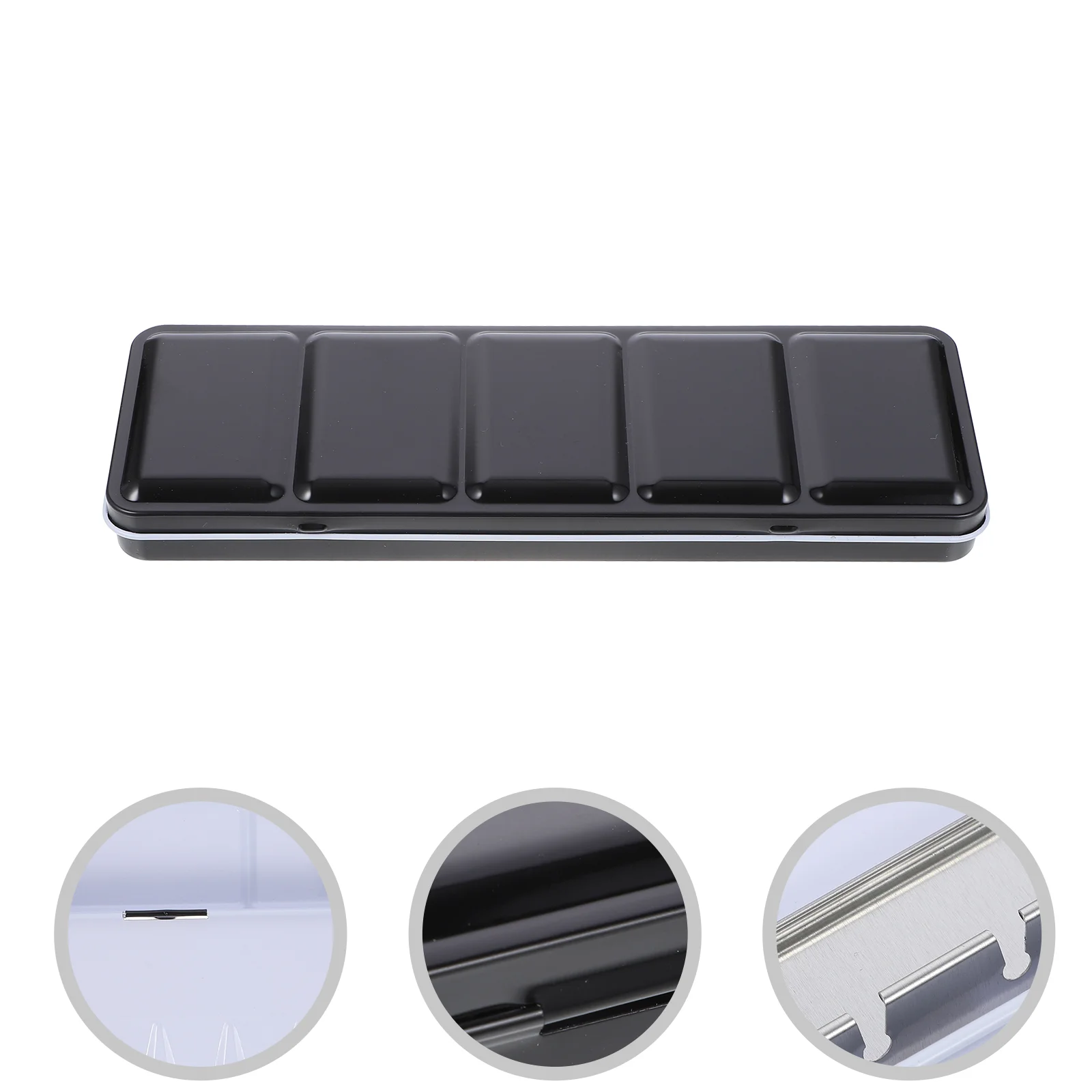 

Empty Iron Box Watercolor Solid Pigment Subpackage Storage Box Case (Iron Box for 24 Colors Pigment)