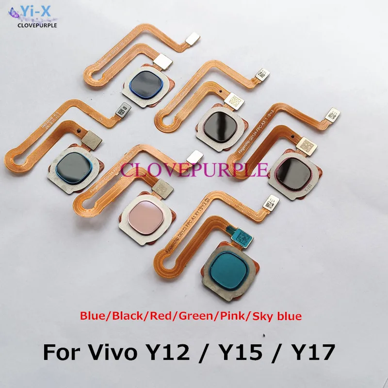 

1pcs Fingerprint Sensor Home Button Touch ID Flex Cable For VIVO Y12 Y15 Y17 Replacement Parts