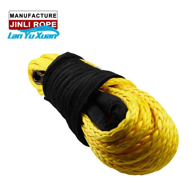 

JINLI 14mm plasma synthetic winch rope red