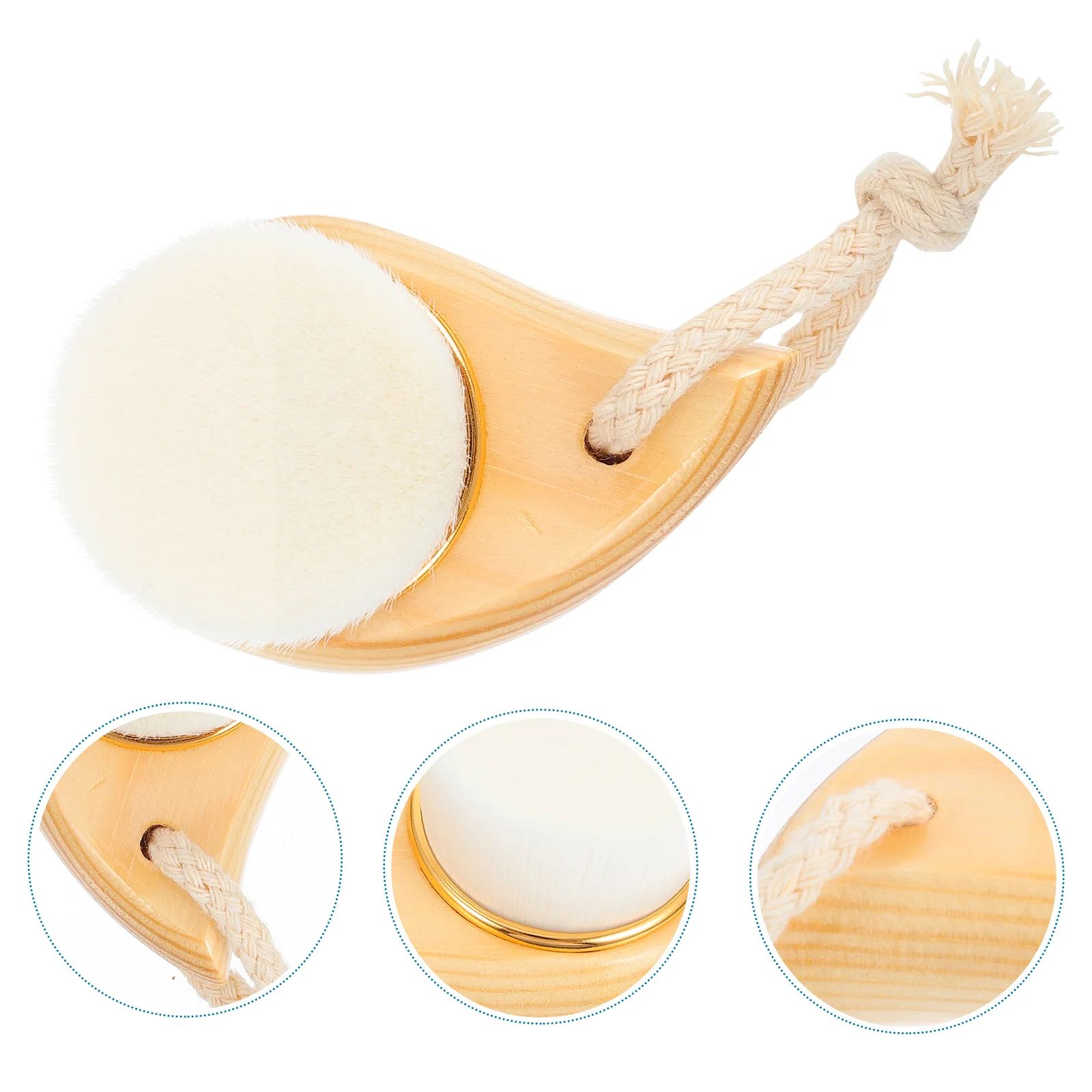 Деревянный массажер для лица удаления макияжа