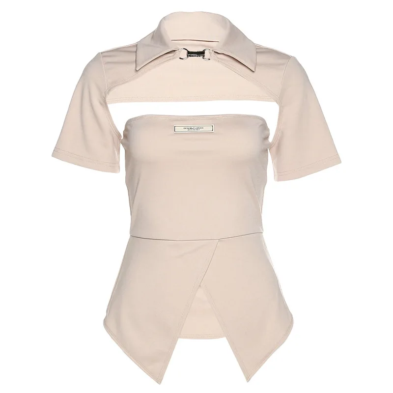 Сексуальный комплект из 2 предметов короткий топ для женщин Новинка лета 2022