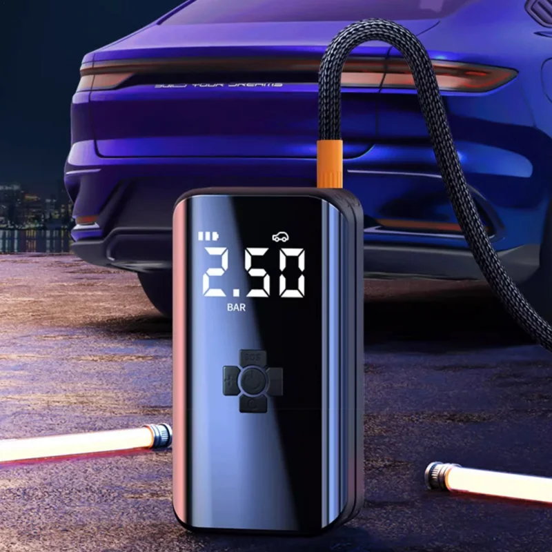 

Cordless Tire Inflator Portable Electric Air Pump High Power High Pressure Car Air Pump For Bicycle Automobiles Motorcycles Ball