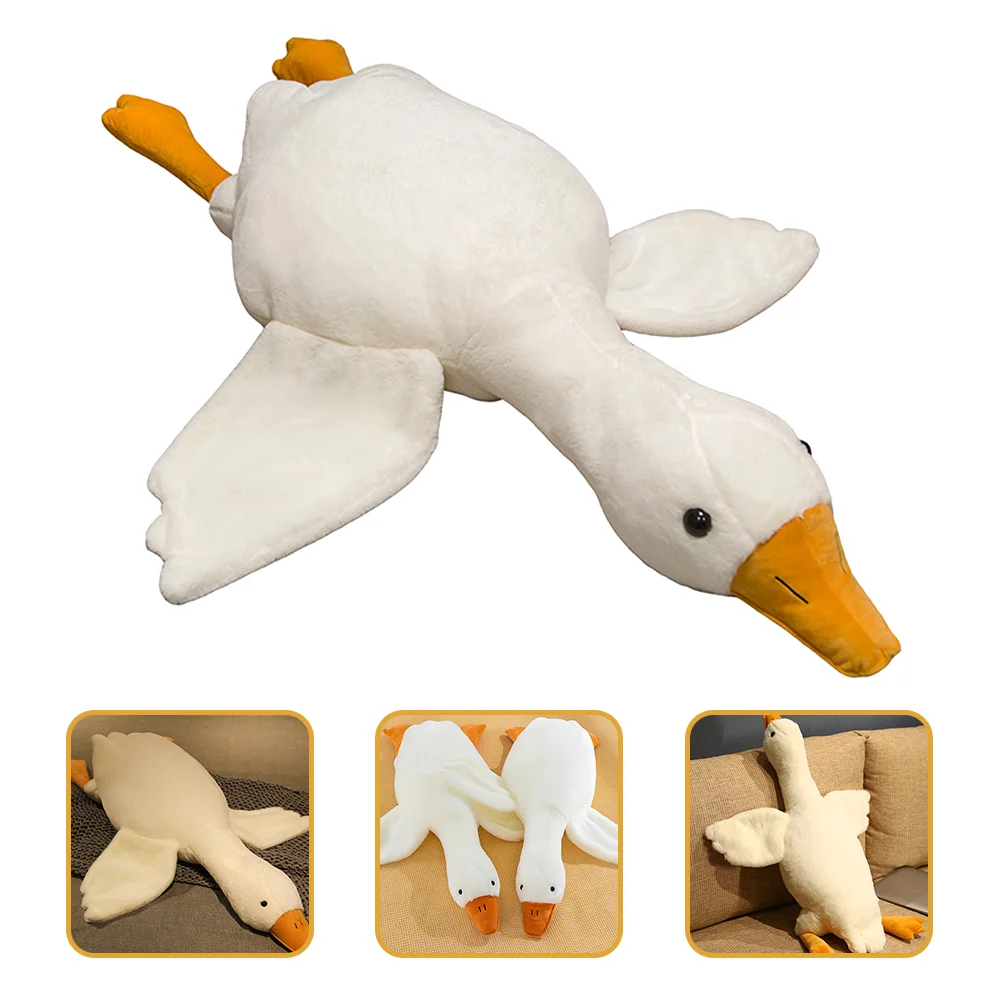

Plush Hugging Pillow Goose Plush Pillow Toy Plush Giant Goose Swan Stuffed Animal Realistic Stuffed Animal