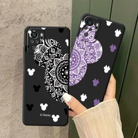 fashion casing celulares fundas for redmi note 9s 8 9t 11 pro 9a 9c 10 9 k40 7 10c k40s k50 minnie mickey simple drawing