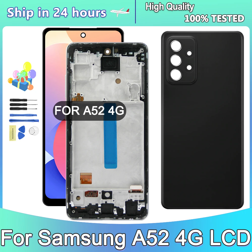 Качество AAA + TFT ЖК-дисплей для Samsung Galaxy A52 4G A525F/DS сенсорный Замена экрана