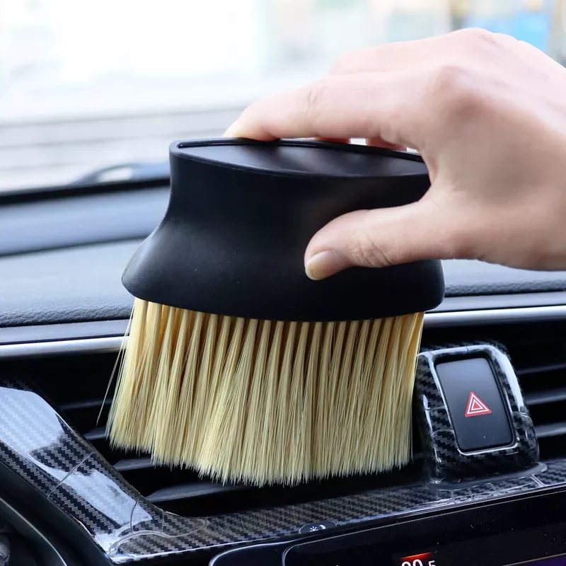 Interior Cleaning Soft Brush Dashboard Air Outlet Detailing Sweeping Dust Tools Auto Home Office Duster Brushes