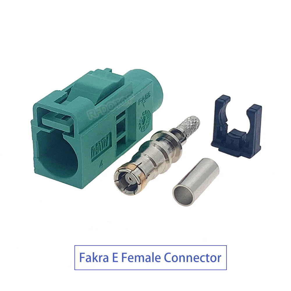 Fakra A B C D E F G H I K Z Female Crimp Connector Car Radio FM GPS Antenna Fakra Adapter for RG316 RG174 Pigtail Cable images - 6