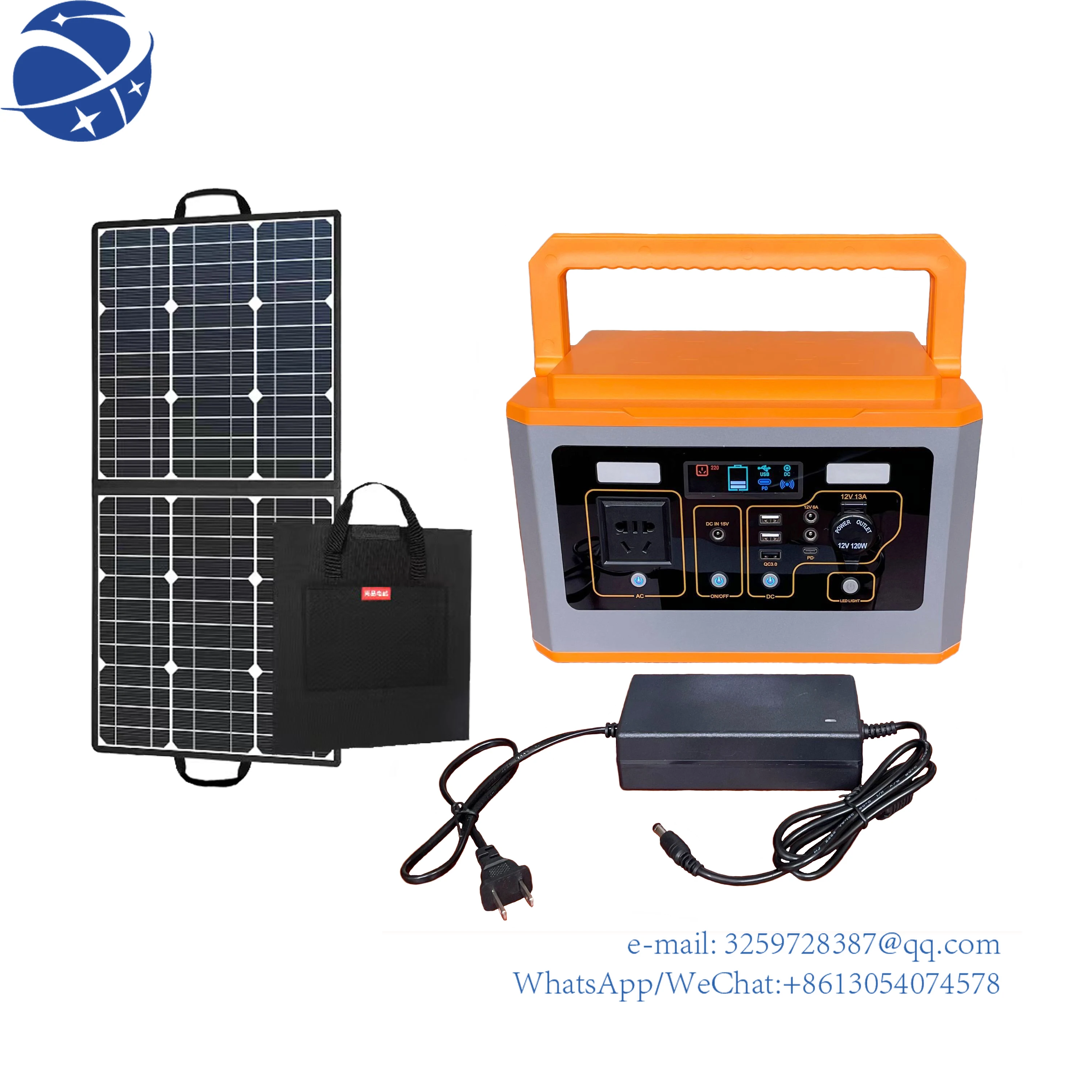 

Portable Power Station lifepo4 500w 1000W 2000w Solar Charging Banks Portable Power Station 500w