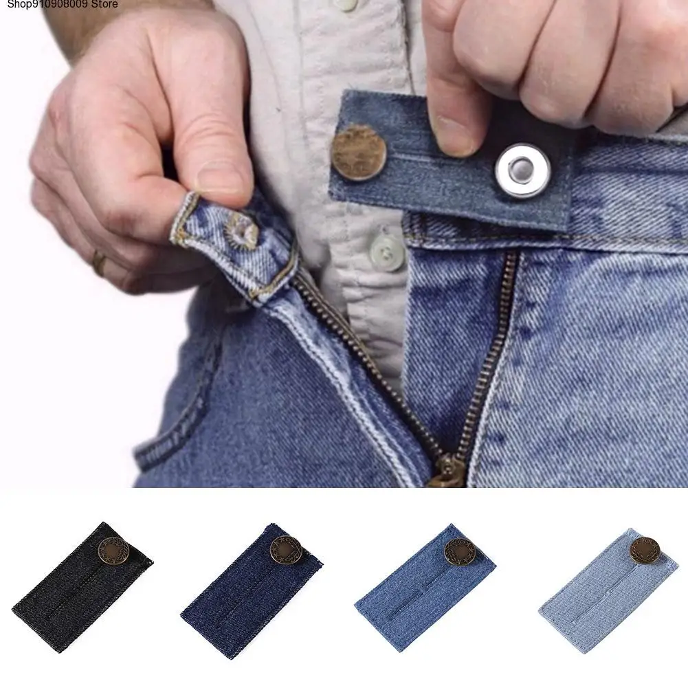 

Comfortable Trousers Jeans Denim Waist Belt Extender Button Maternity Clothes Accessories Pants Button Extender