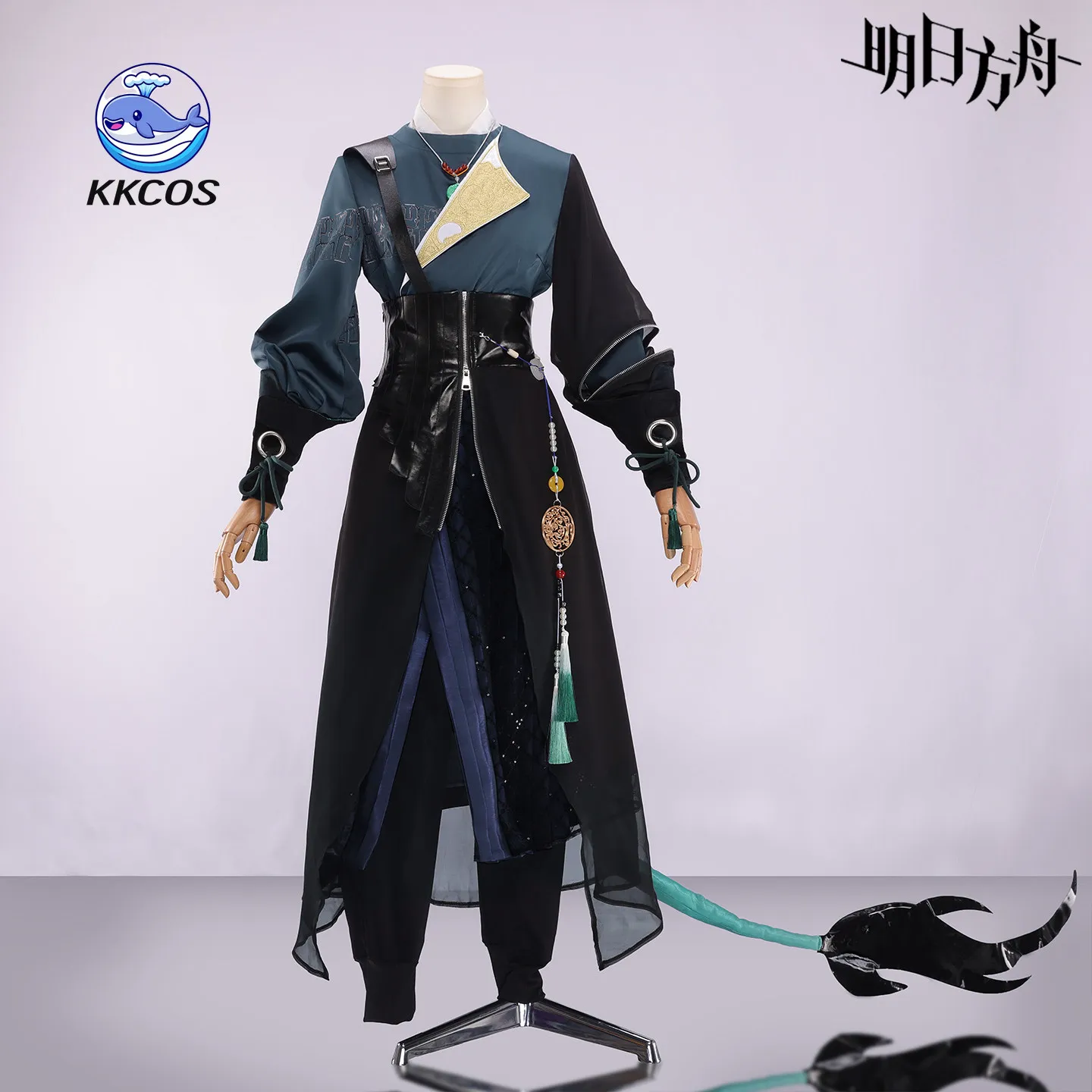 Фото KKCos Arknights Ч'ен ‌   Эхо пыли ‌   Костюм для косплея для мужчин, стильный наряд, костюм для ролевых игр в стиле аниме, одежда для Хэллоуина. №3