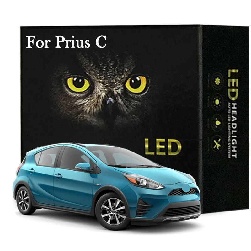 

10Pcs Car Led Interior Light Kit For Toyota Prius C 2012-2016 2017 2018 2019 Led Bulbs Canbus No Error