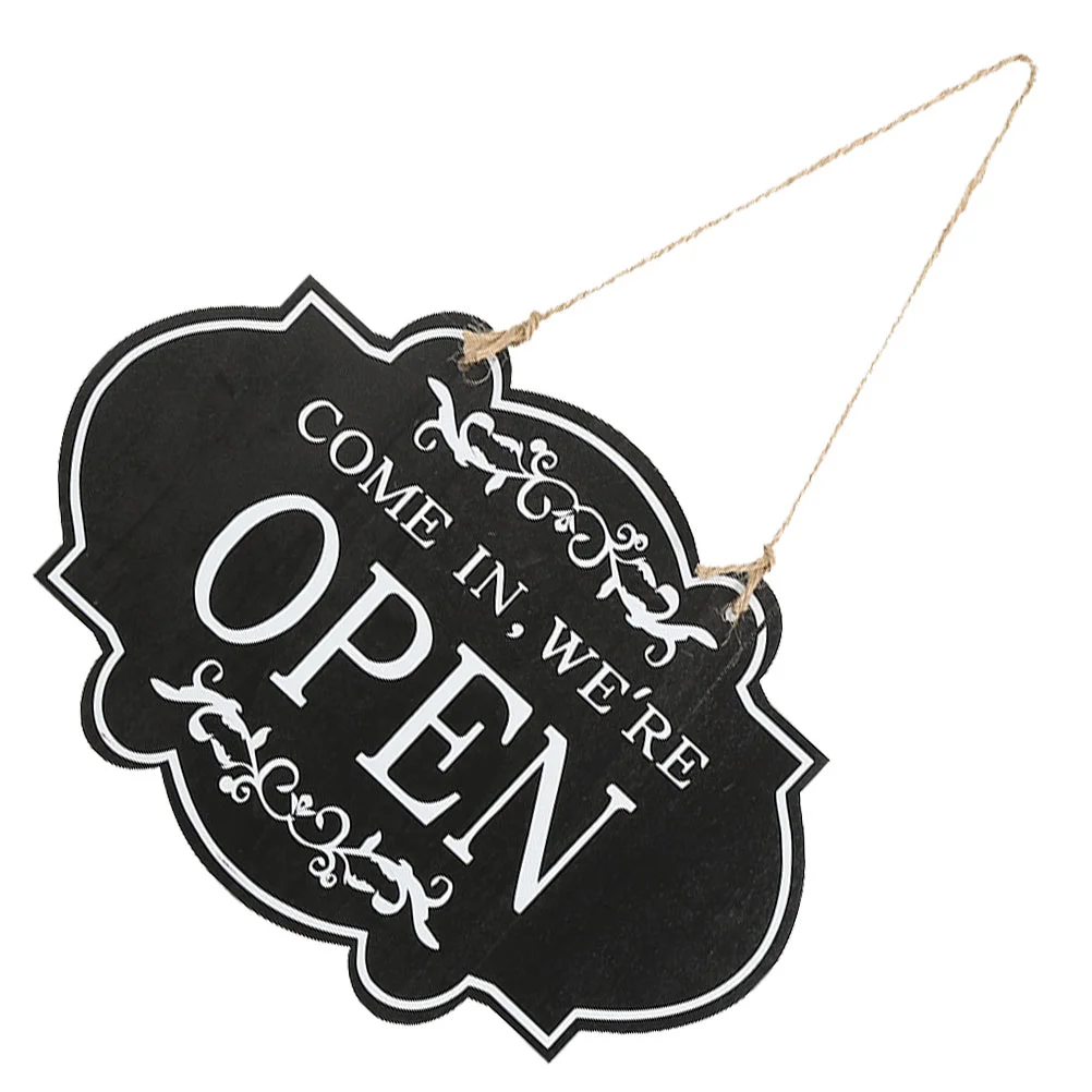 

Hanging Door Sign Wood Open Plaque Woodsy Decor Open Signs Business Front Door Sign Wooden Welcome Door Sign Door Sign Plaque